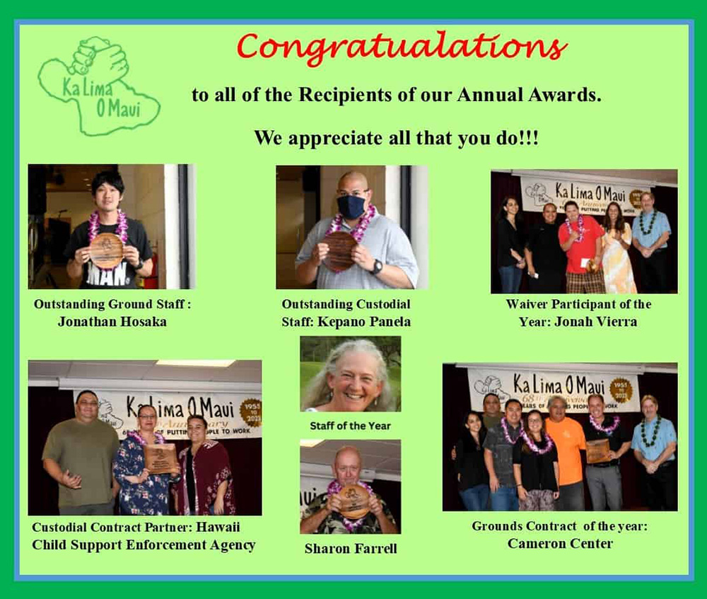 2023 Ka Lima O Maui Annual Awards