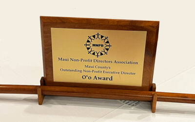 Maui Non-Profit Directors Association Award